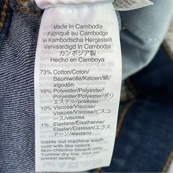 J. Crew Factory Jeans Women's 27 Skinny Mid Rise Dark Wash Denim Preppy - Picture 6 of 12